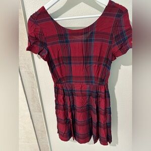 Volcom mini plaid dress